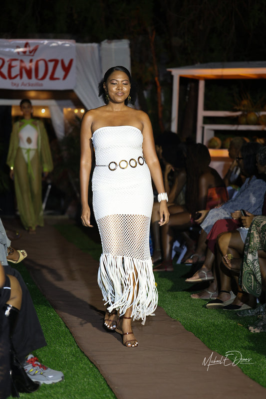 White Sands Fringe Dress